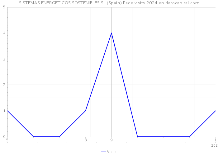 SISTEMAS ENERGETICOS SOSTENIBLES SL (Spain) Page visits 2024 