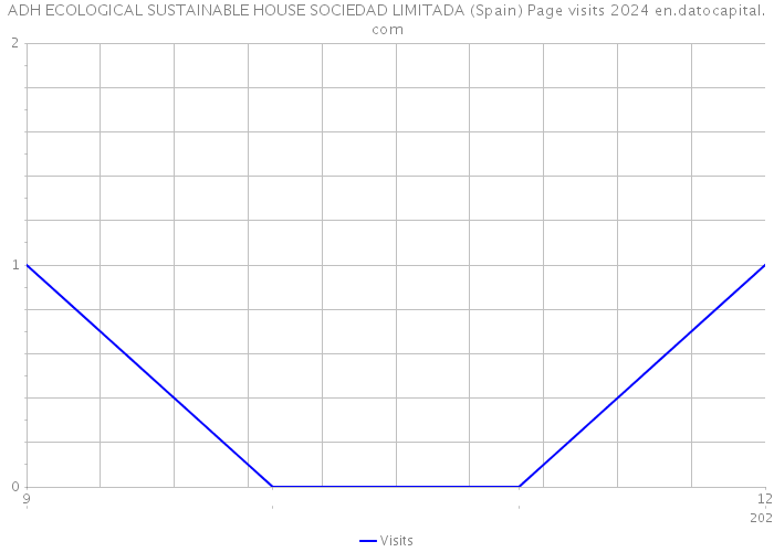 ADH ECOLOGICAL SUSTAINABLE HOUSE SOCIEDAD LIMITADA (Spain) Page visits 2024 