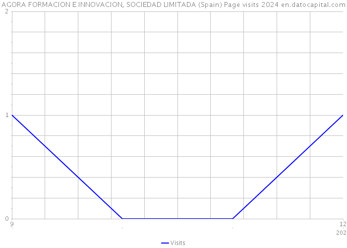 AGORA FORMACION E INNOVACION, SOCIEDAD LIMITADA (Spain) Page visits 2024 