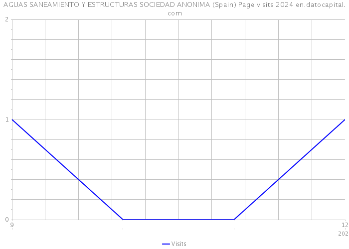 AGUAS SANEAMIENTO Y ESTRUCTURAS SOCIEDAD ANONIMA (Spain) Page visits 2024 