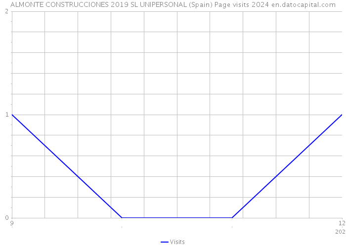 ALMONTE CONSTRUCCIONES 2019 SL UNIPERSONAL (Spain) Page visits 2024 