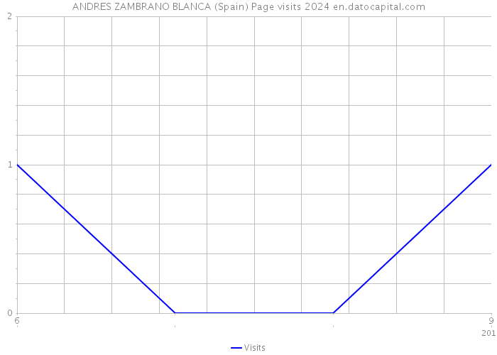 ANDRES ZAMBRANO BLANCA (Spain) Page visits 2024 