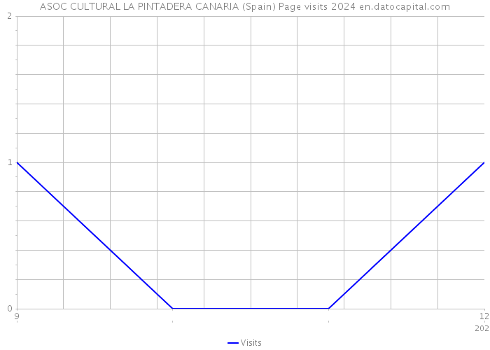 ASOC CULTURAL LA PINTADERA CANARIA (Spain) Page visits 2024 