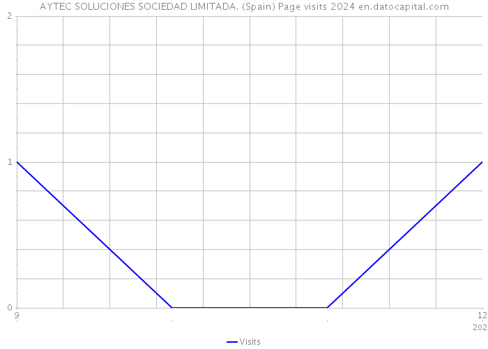 AYTEC SOLUCIONES SOCIEDAD LIMITADA. (Spain) Page visits 2024 