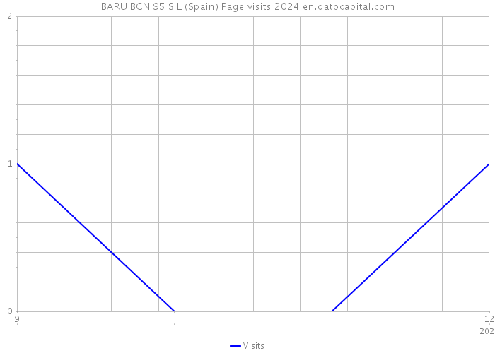 BARU BCN 95 S.L (Spain) Page visits 2024 