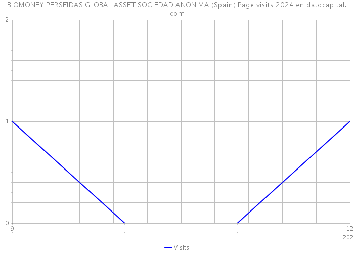 BIOMONEY PERSEIDAS GLOBAL ASSET SOCIEDAD ANONIMA (Spain) Page visits 2024 