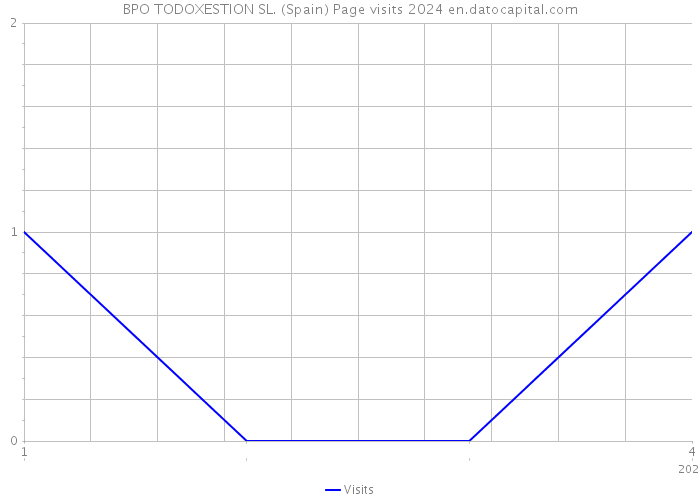 BPO TODOXESTION SL. (Spain) Page visits 2024 