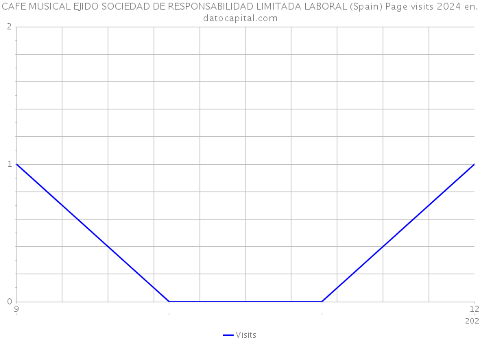 CAFE MUSICAL EJIDO SOCIEDAD DE RESPONSABILIDAD LIMITADA LABORAL (Spain) Page visits 2024 