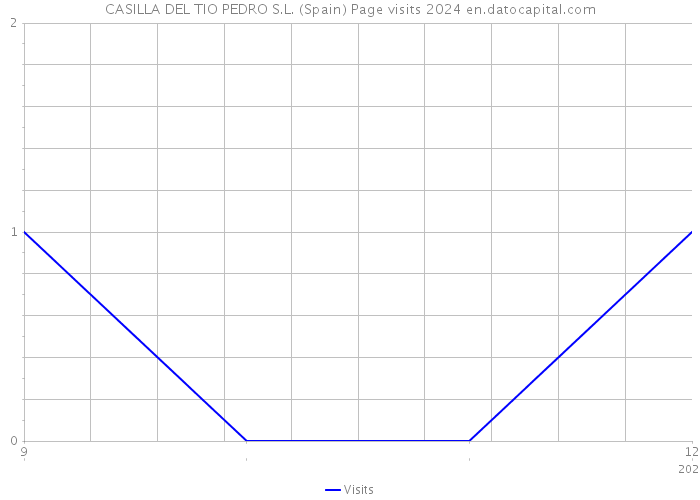 CASILLA DEL TIO PEDRO S.L. (Spain) Page visits 2024 