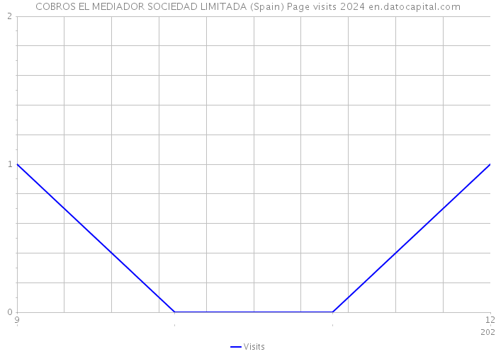 COBROS EL MEDIADOR SOCIEDAD LIMITADA (Spain) Page visits 2024 