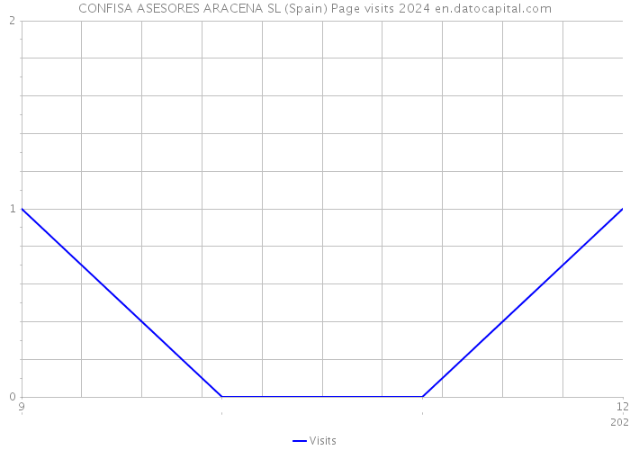 CONFISA ASESORES ARACENA SL (Spain) Page visits 2024 