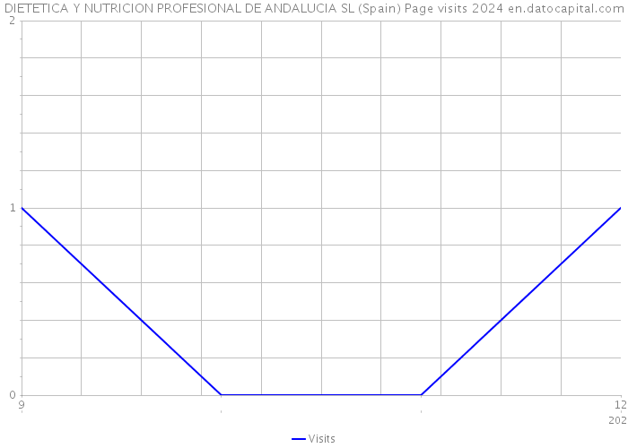 DIETETICA Y NUTRICION PROFESIONAL DE ANDALUCIA SL (Spain) Page visits 2024 