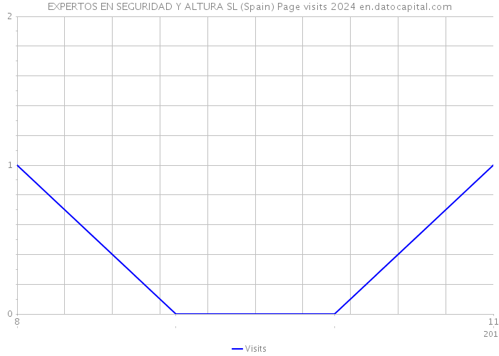 EXPERTOS EN SEGURIDAD Y ALTURA SL (Spain) Page visits 2024 