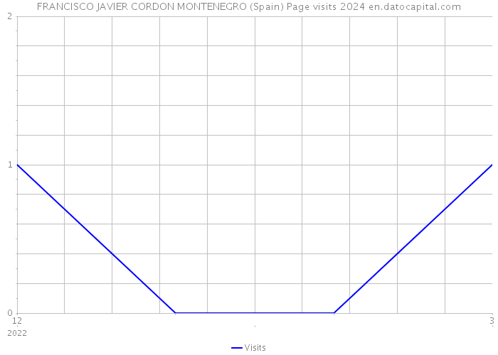 FRANCISCO JAVIER CORDON MONTENEGRO (Spain) Page visits 2024 