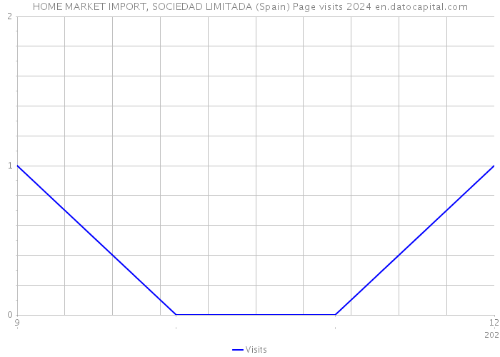 HOME MARKET IMPORT, SOCIEDAD LIMITADA (Spain) Page visits 2024 