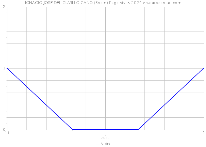 IGNACIO JOSE DEL CUVILLO CANO (Spain) Page visits 2024 