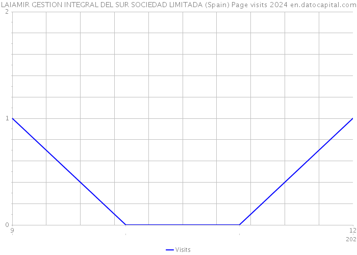 LAIAMIR GESTION INTEGRAL DEL SUR SOCIEDAD LIMITADA (Spain) Page visits 2024 