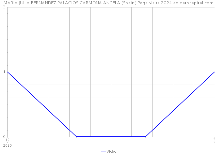 MARIA JULIA FERNANDEZ PALACIOS CARMONA ANGELA (Spain) Page visits 2024 