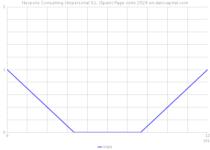 Neopolis Consulting Unipersonal S.L. (Spain) Page visits 2024 