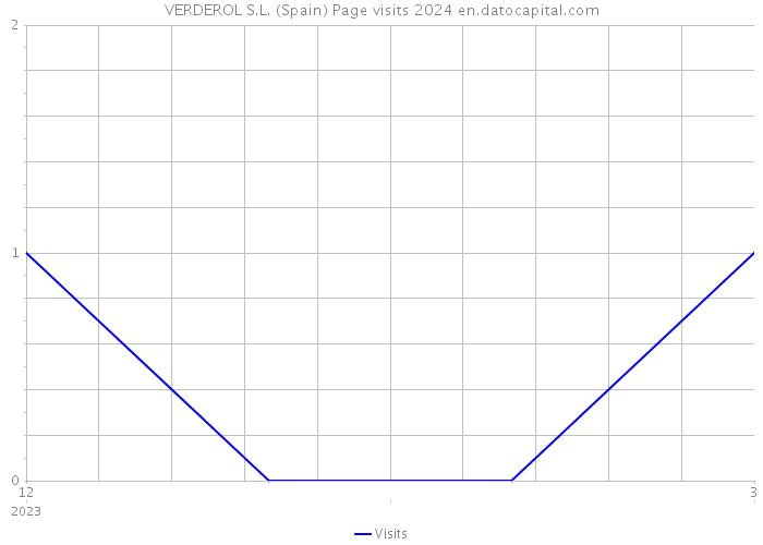 VERDEROL S.L. (Spain) Page visits 2024 