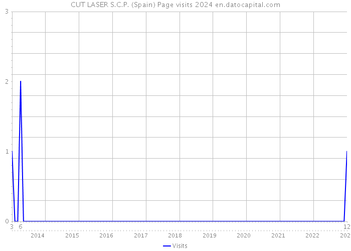 CUT LASER S.C.P. (Spain) Page visits 2024 