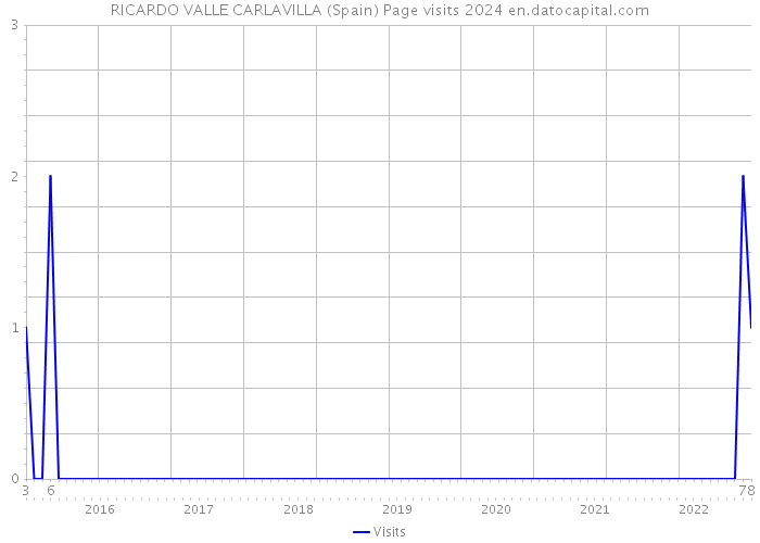 RICARDO VALLE CARLAVILLA (Spain) Page visits 2024 