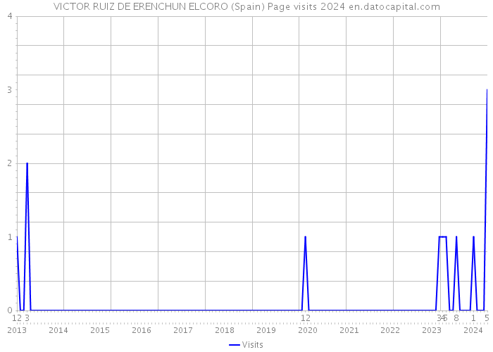 VICTOR RUIZ DE ERENCHUN ELCORO (Spain) Page visits 2024 