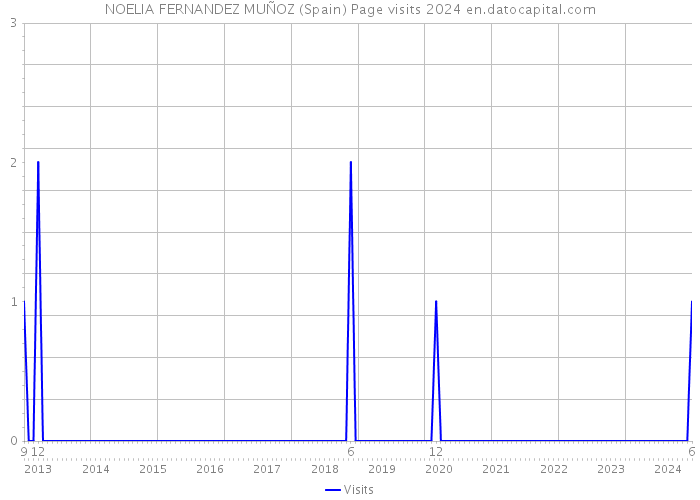 NOELIA FERNANDEZ MUÑOZ (Spain) Page visits 2024 