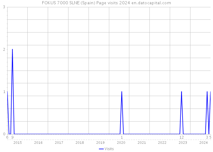 FOKUS 7000 SLNE (Spain) Page visits 2024 