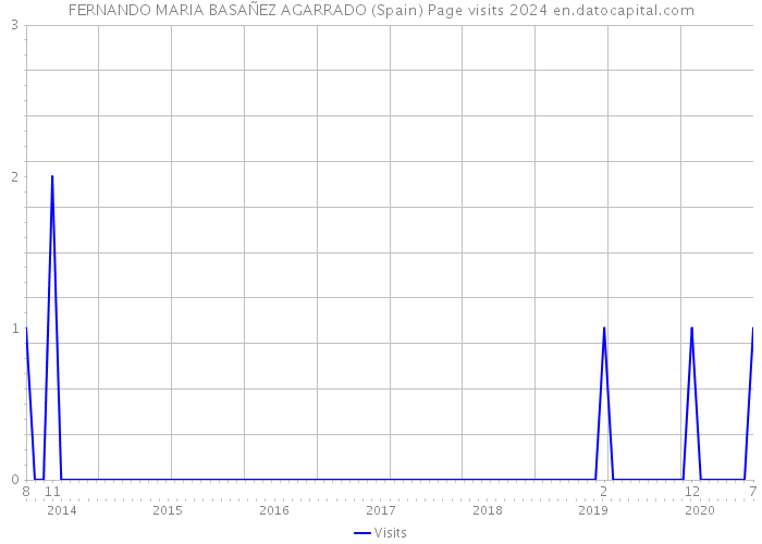 FERNANDO MARIA BASAÑEZ AGARRADO (Spain) Page visits 2024 