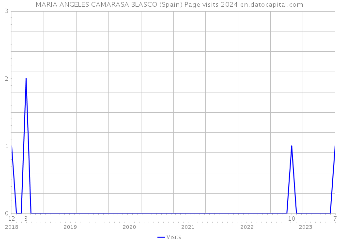 MARIA ANGELES CAMARASA BLASCO (Spain) Page visits 2024 