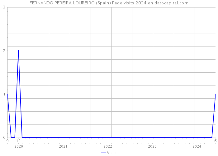 FERNANDO PEREIRA LOUREIRO (Spain) Page visits 2024 