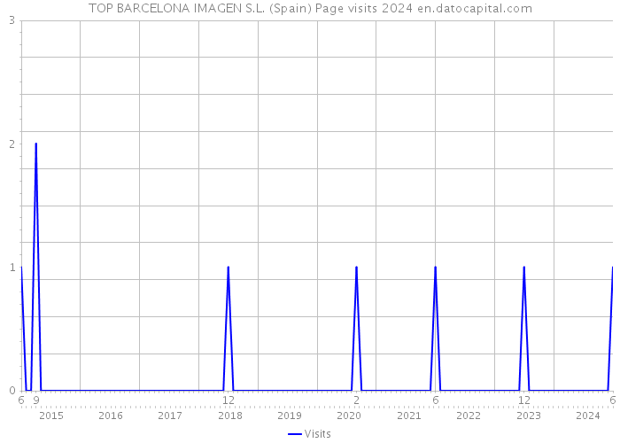 TOP BARCELONA IMAGEN S.L. (Spain) Page visits 2024 