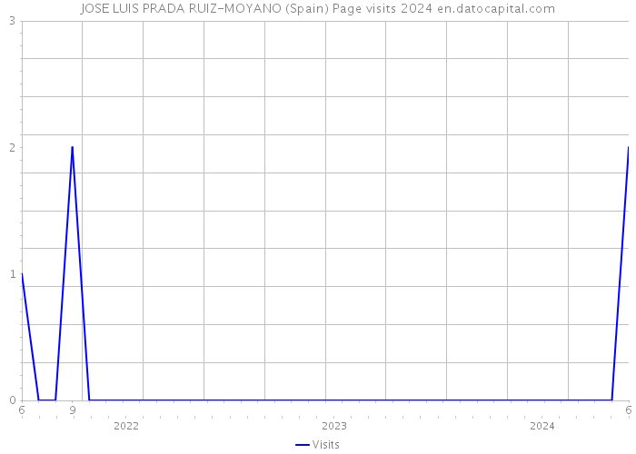 JOSE LUIS PRADA RUIZ-MOYANO (Spain) Page visits 2024 