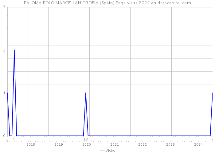 PALOMA POLO MARCELLAN OROBIA (Spain) Page visits 2024 