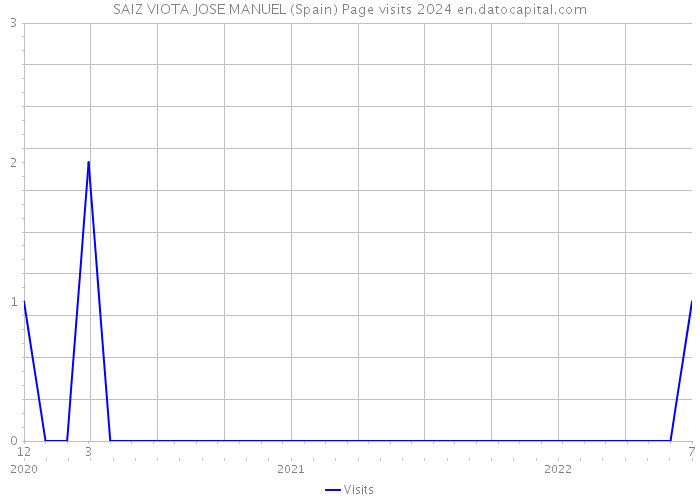 SAIZ VIOTA JOSE MANUEL (Spain) Page visits 2024 