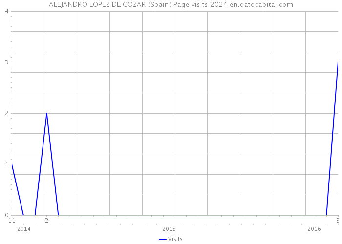 ALEJANDRO LOPEZ DE COZAR (Spain) Page visits 2024 