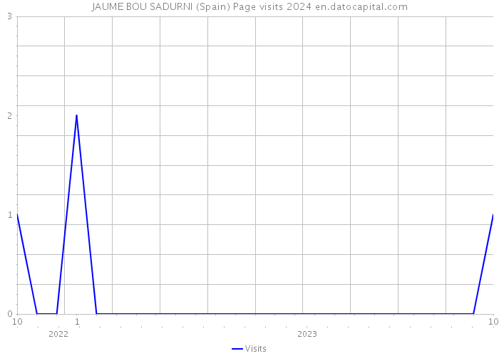JAUME BOU SADURNI (Spain) Page visits 2024 