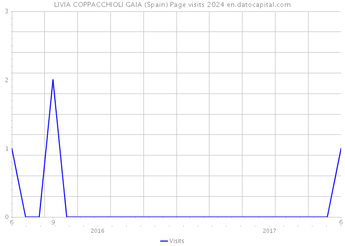 LIVIA COPPACCHIOLI GAIA (Spain) Page visits 2024 