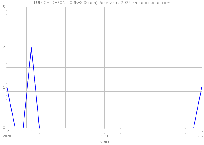 LUIS CALDERON TORRES (Spain) Page visits 2024 