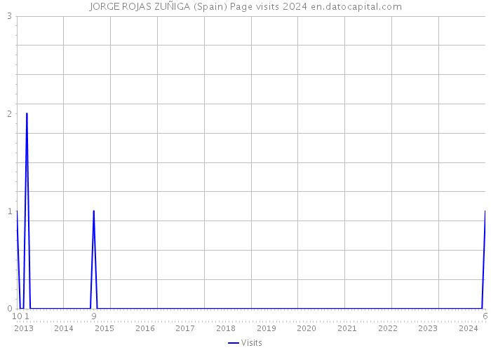 JORGE ROJAS ZUÑIGA (Spain) Page visits 2024 