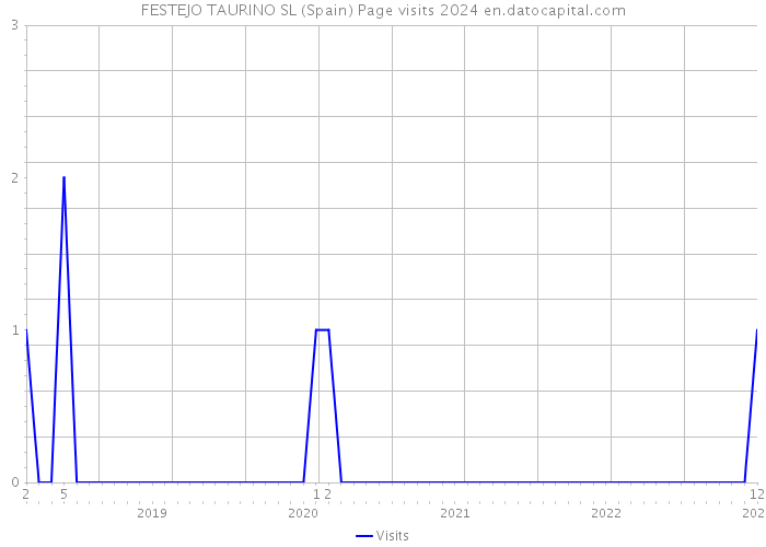 FESTEJO TAURINO SL (Spain) Page visits 2024 