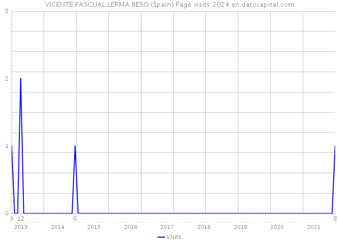 VICENTE PASCUAL LERMA BESO (Spain) Page visits 2024 