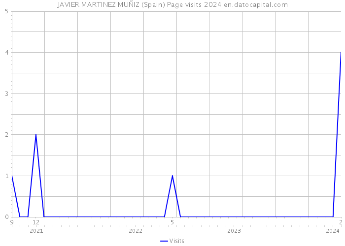 JAVIER MARTINEZ MUÑIZ (Spain) Page visits 2024 
