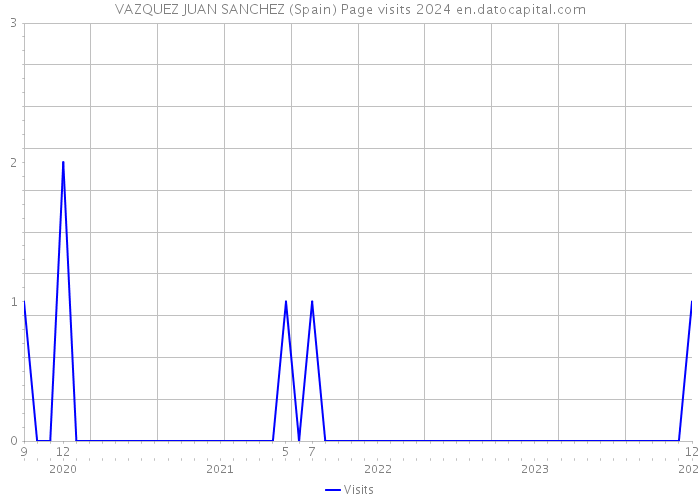 VAZQUEZ JUAN SANCHEZ (Spain) Page visits 2024 