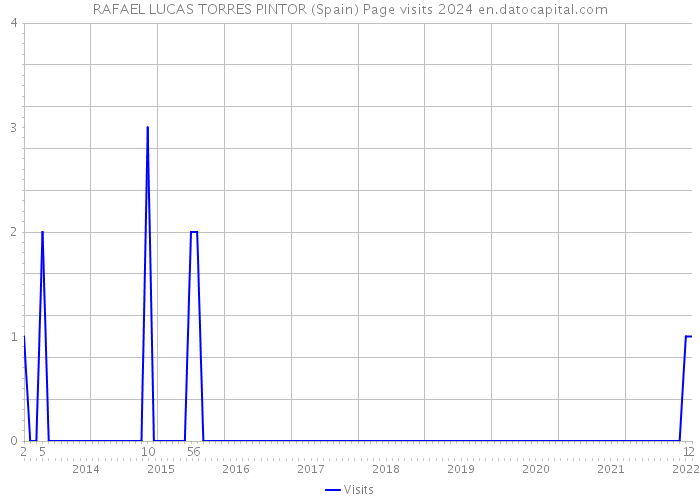 RAFAEL LUCAS TORRES PINTOR (Spain) Page visits 2024 