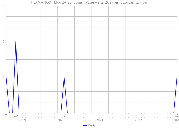 HERMANOS TERRIZA SL (Spain) Page visits 2024 