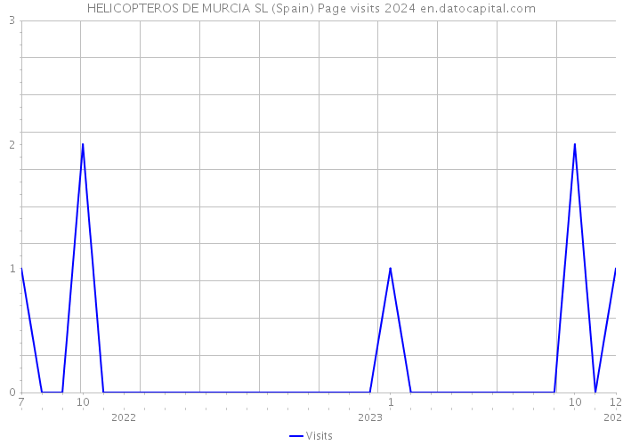HELICOPTEROS DE MURCIA SL (Spain) Page visits 2024 