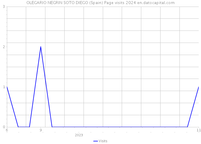 OLEGARIO NEGRIN SOTO DIEGO (Spain) Page visits 2024 
