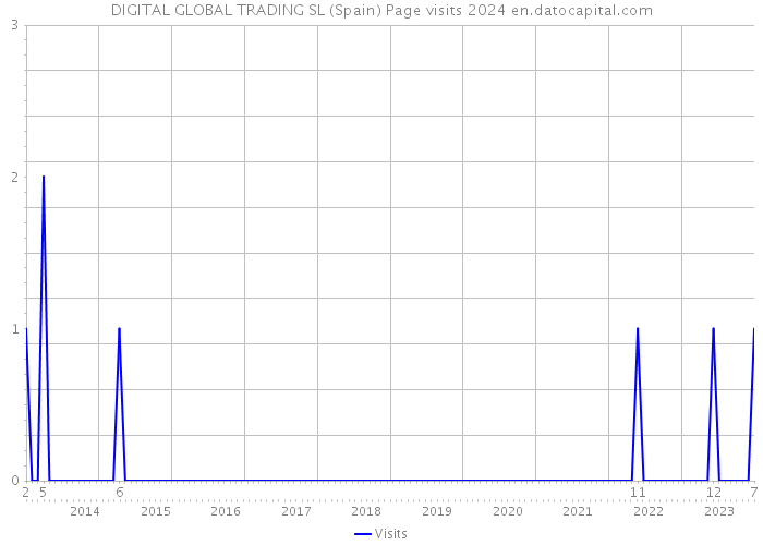 DIGITAL GLOBAL TRADING SL (Spain) Page visits 2024 